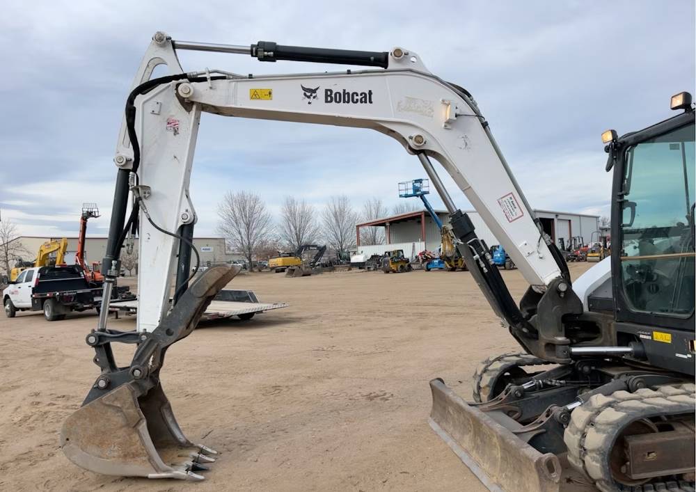 
								2018 Bobcat E85 Hydraulic Mini Excavator Backhoe Blade Thumb Bucket Aux full									