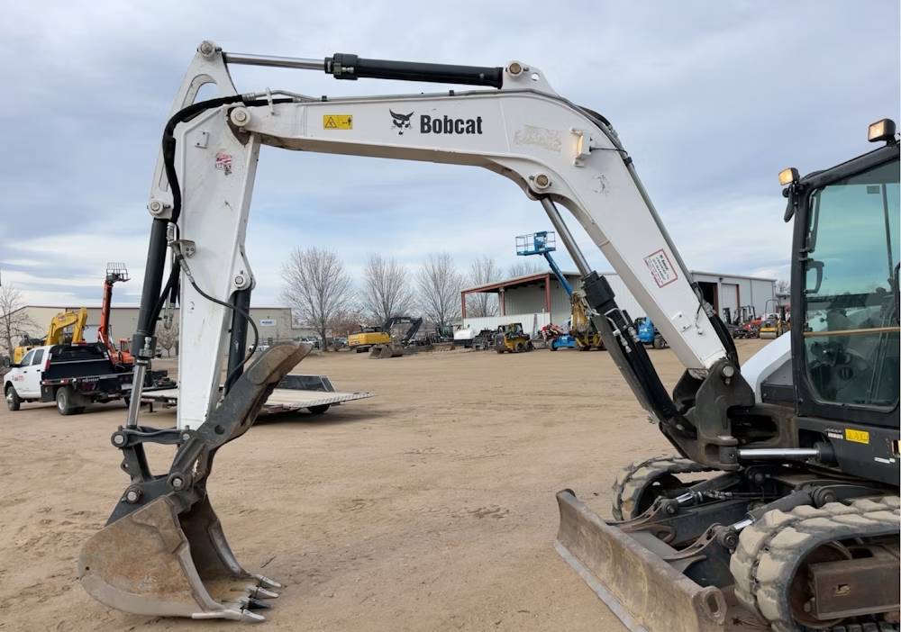 
								2018 Bobcat E85 Hydraulic Mini Excavator Backhoe Blade Thumb Bucket Aux full									