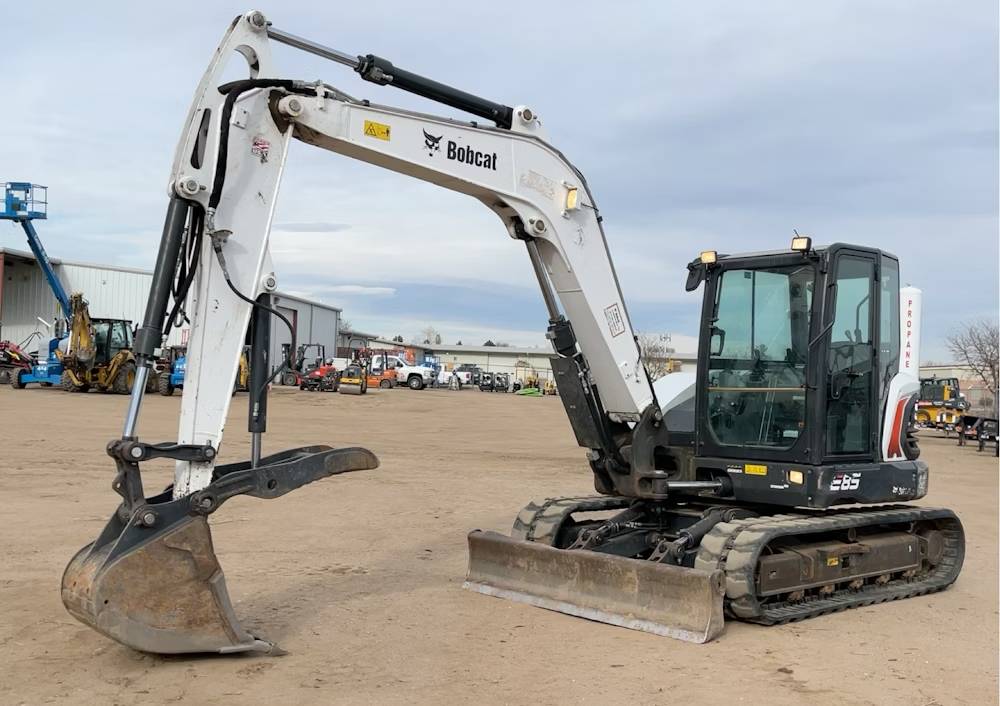 
								2018 Bobcat E85 Hydraulic Mini Excavator Backhoe Blade Thumb Bucket Aux full									
