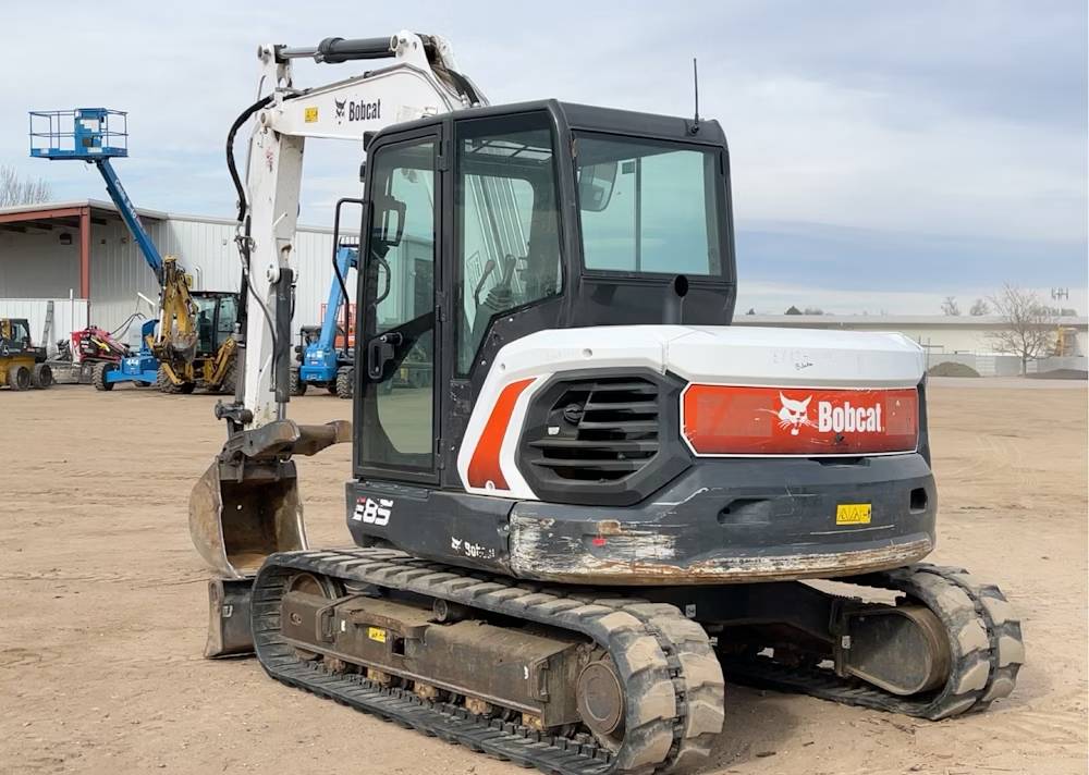 
								2018 Bobcat E85 Hydraulic Mini Excavator Backhoe Blade Thumb Bucket Aux full									