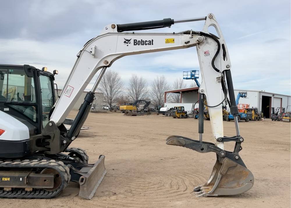 
								2018 Bobcat E85 Hydraulic Mini Excavator Backhoe Blade Thumb Bucket Aux full									