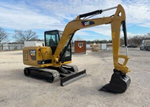 2017 Caterpillar 305.5E2 Mini Excavator Crawler Trackhoe Dozer Cab AC