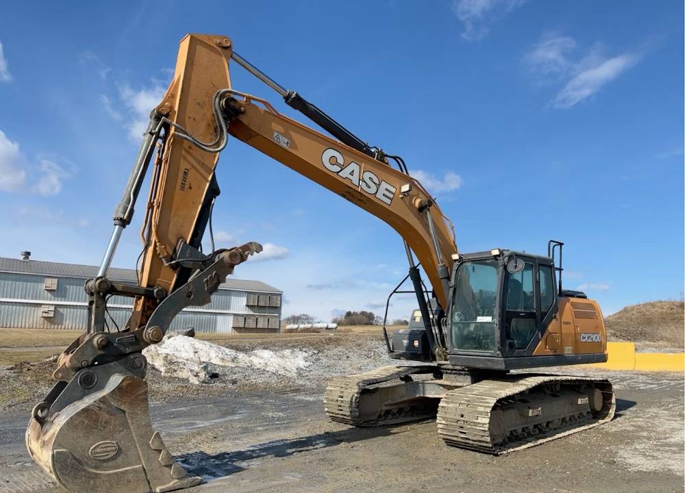 
								2018 Case CX210D Hydraulic Excavator Aux Hyd Thumb Tractor Bucket Cab full									