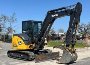 2023 John Deere 60G Excavator Backhoe Aux Hyd Thumb Bucket Cab Dozer