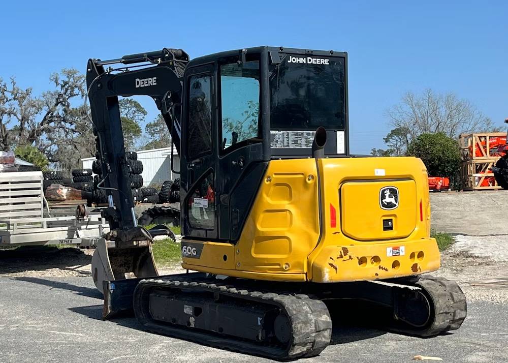 
								2023 John Deere 60G Excavator Backhoe Aux Hyd Thumb Bucket Cab Dozer full									