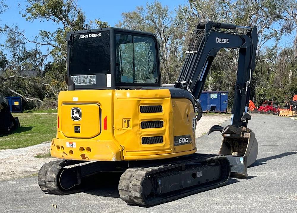 
								2023 John Deere 60G Excavator Backhoe Aux Hyd Thumb Bucket Cab Dozer full									