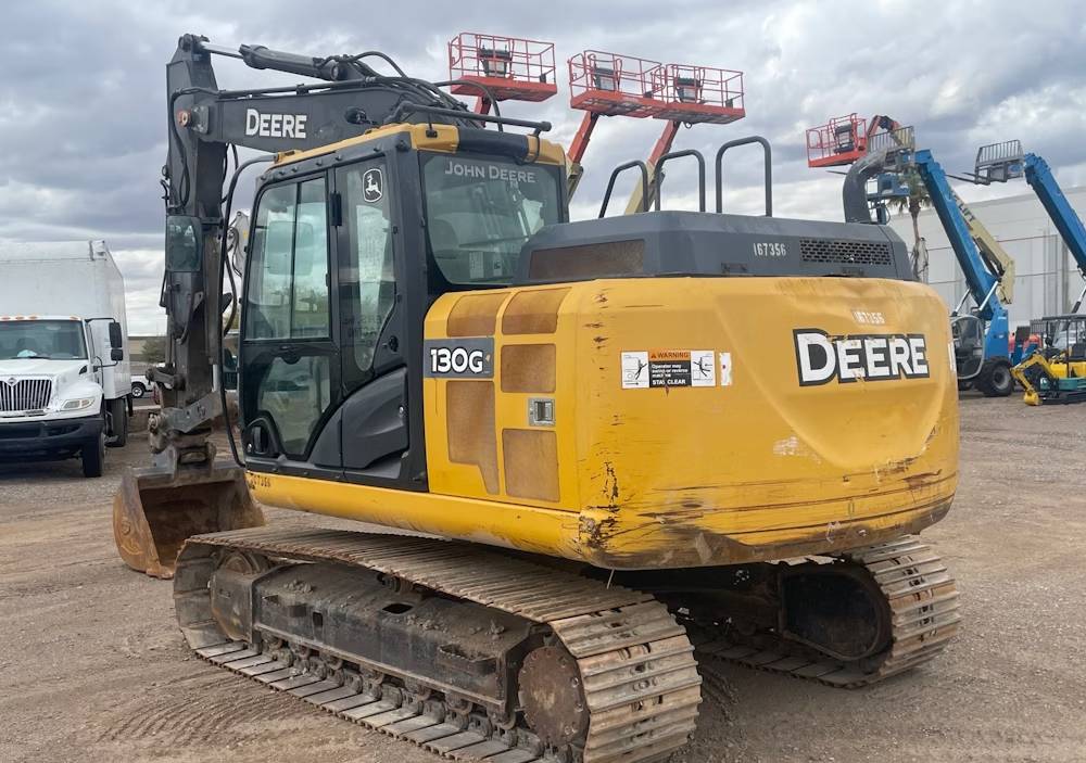 
								2016 John Deere 130G Excavator Trackhoe Cab Aux Hyd Thumb QC full									