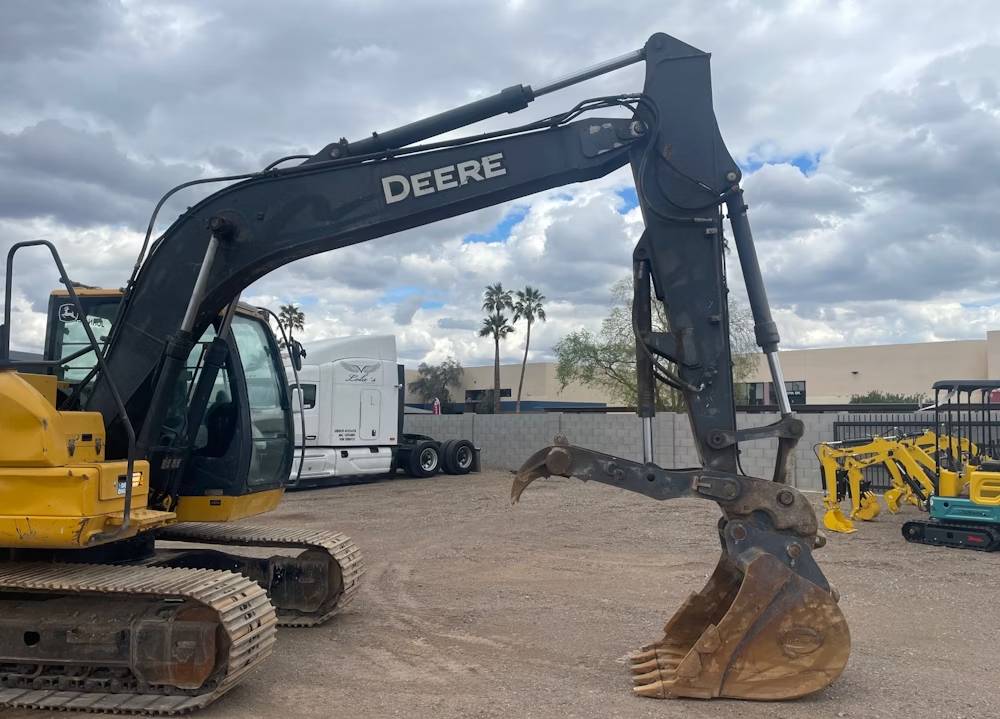 
								2016 John Deere 130G Excavator Trackhoe Cab Aux Hyd Thumb QC full									