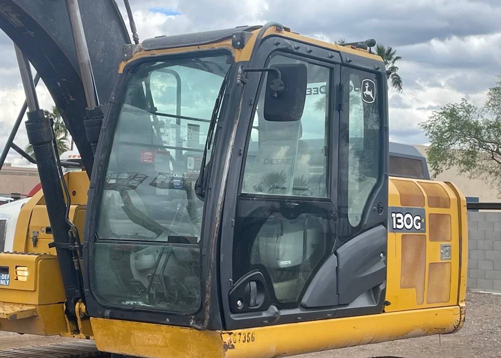 
								2016 John Deere 130G Excavator Trackhoe Cab Aux Hyd Thumb QC full									