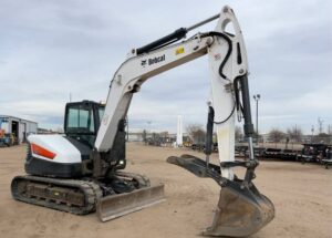 2018 Bobcat E85 Hydraulic Mini Excavator Backhoe Blade Thumb Bucket Aux