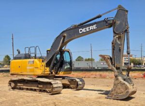 2019 John Deere 210G Excavator Trackhoe Backhoe Aux Hyd Thumb Bucket
