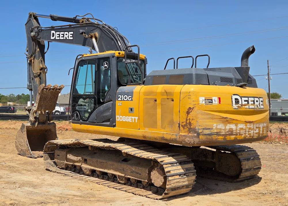 
								2019 John Deere 210G Excavator Trackhoe Backhoe Aux Hyd Thumb Bucket full									