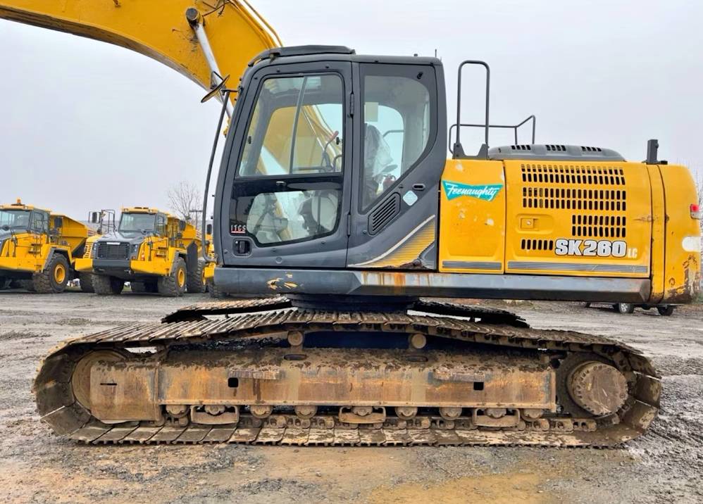 
								2014 Kobelco SK260LC-9 Excavator Trackhoe Thumb Aux Hyd QC Buckets AC full									
