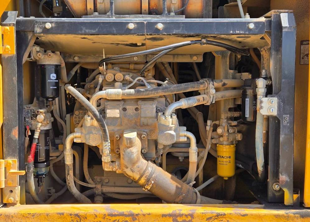 
								2019 John Deere 210G Excavator Trackhoe Backhoe Aux Hyd Thumb Bucket full									