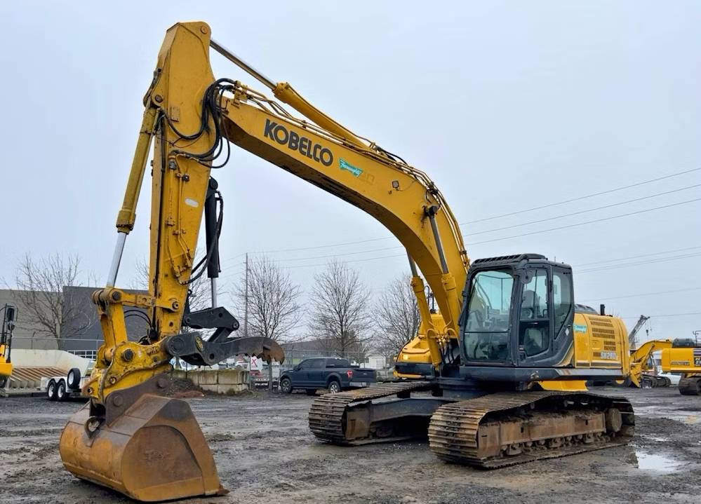 
								2014 Kobelco SK260LC-9 Excavator Trackhoe Thumb Aux Hyd QC Buckets AC full									