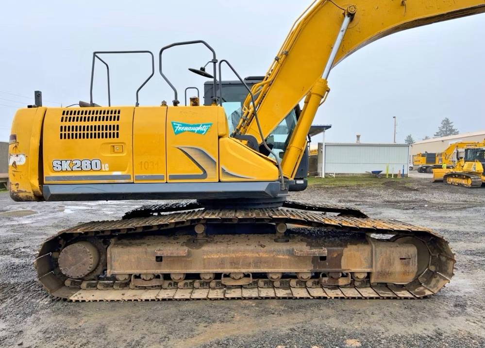 
								2014 Kobelco SK260LC-9 Excavator Trackhoe Thumb Aux Hyd QC Buckets AC full									