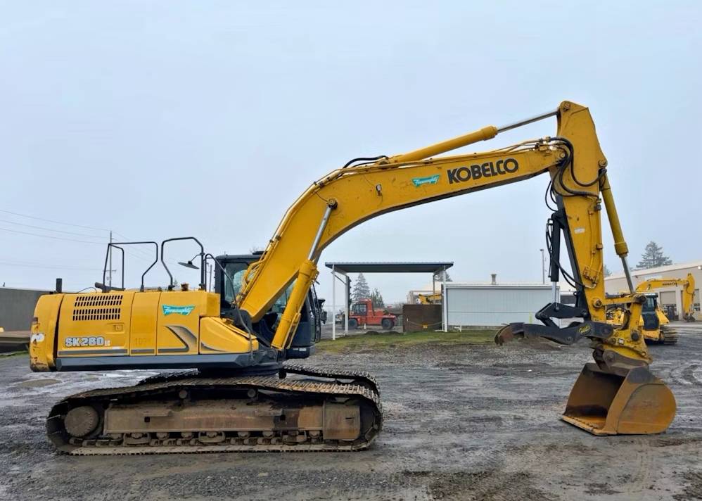 
								2014 Kobelco SK260LC-9 Excavator Trackhoe Thumb Aux Hyd QC Buckets AC full									