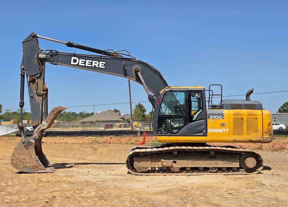 
								2019 John Deere 210G Excavator Trackhoe Backhoe Aux Hyd Thumb Bucket full									