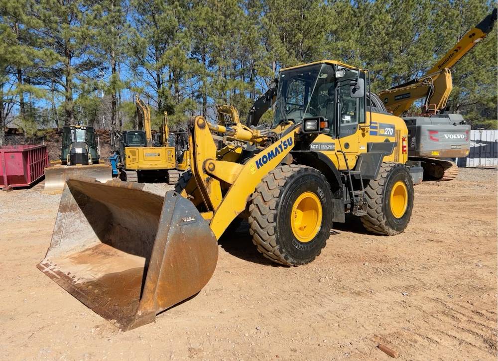 
								2020 Komatsu WA270-8 Articulating Wheel Loader Tractor A/C Bucket Forks full									