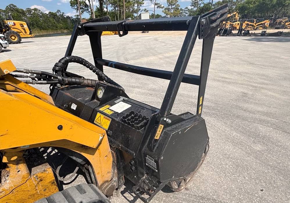 
								2022 Caterpillar 279D3 Skid Steer Track Loader Cab Mulcher High Flow Hyd full									