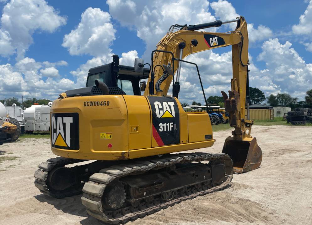 
								2017 Caterpillar 311FLRR Excavator Trackhoe Cab A/C Bucket Thumb CAT full									