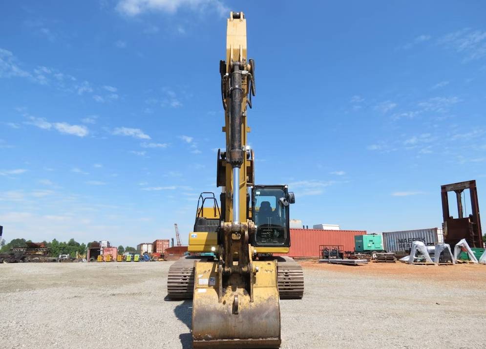 
								2021 Caterpillar 320GC Excavator Trackhoe Cab AC Thumb Aux CAT Bucket full									