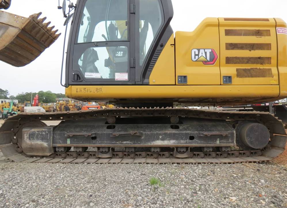 
								2021 Caterpillar 320GC Excavator Trackhoe Cab AC Thumb Aux CAT Bucket full									