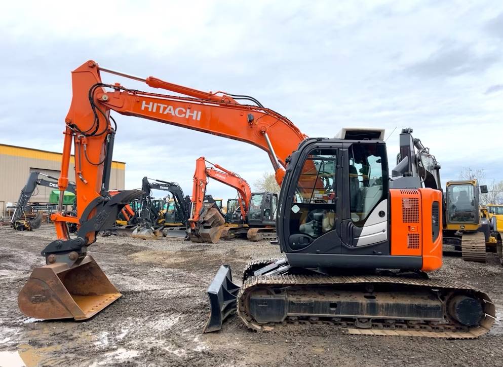 
								2018 Hitachi ZX135US-6N Excavator Trackhoe Dozer full									