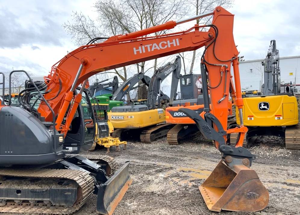 
								2018 Hitachi ZX135US-6N Excavator Trackhoe Dozer full									
