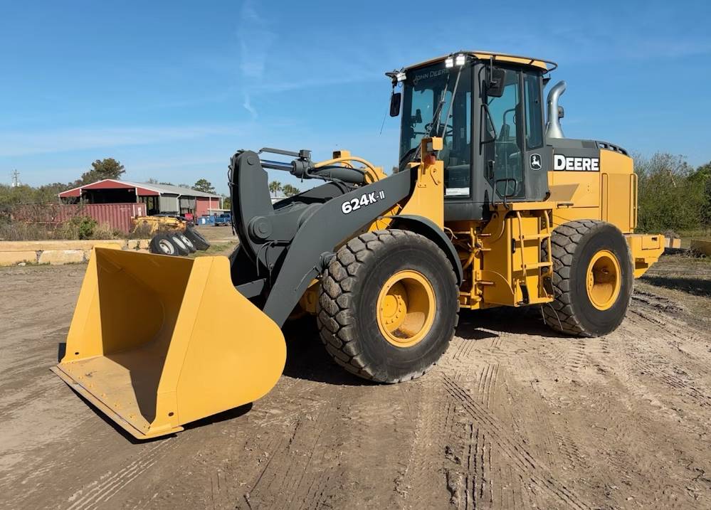 
								2018 John Deere 624K Series II Wheel Loader Tractor AC Cab Ride Control full									