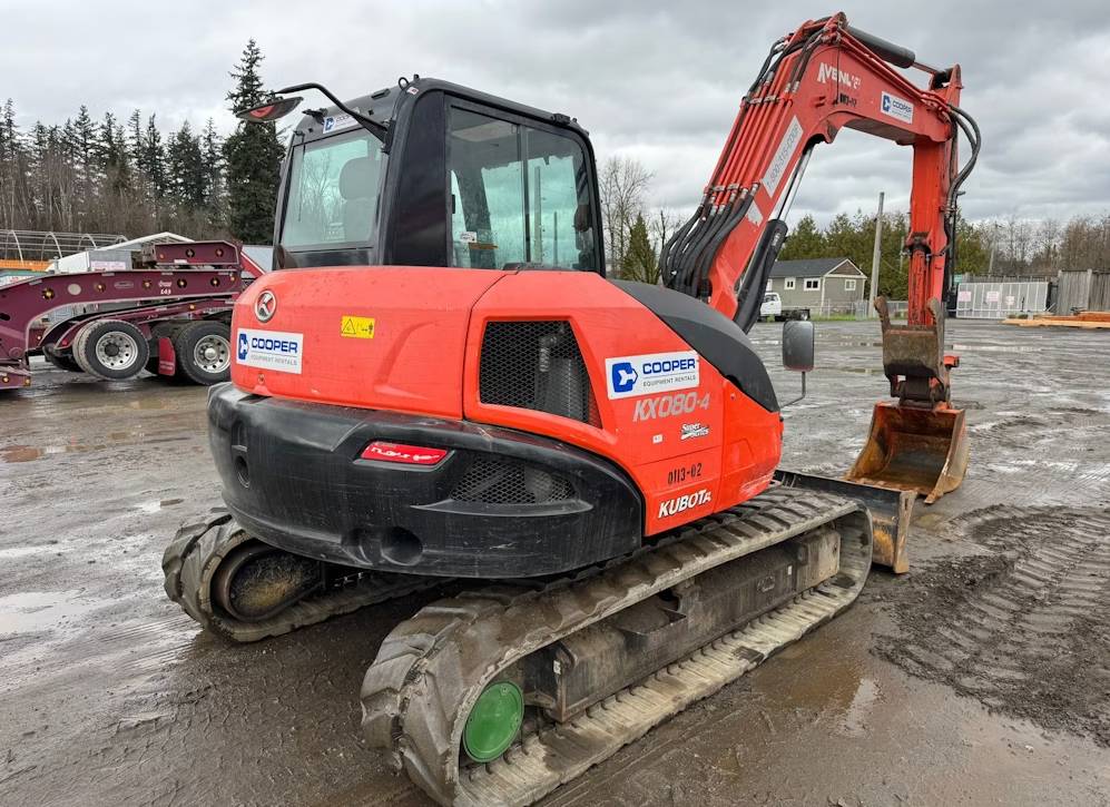 
								2018 Kubota KX080-4S full									
