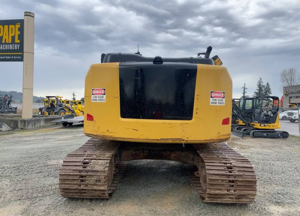 
								2014 Caterpillar 320ELRR Excavator Trackhoe Aux Hyd Thumb QC CAT Bucket full									