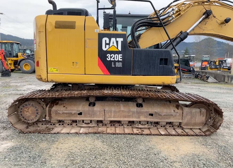 
								2014 Caterpillar 320ELRR Excavator Trackhoe Aux Hyd Thumb QC CAT Bucket full									
