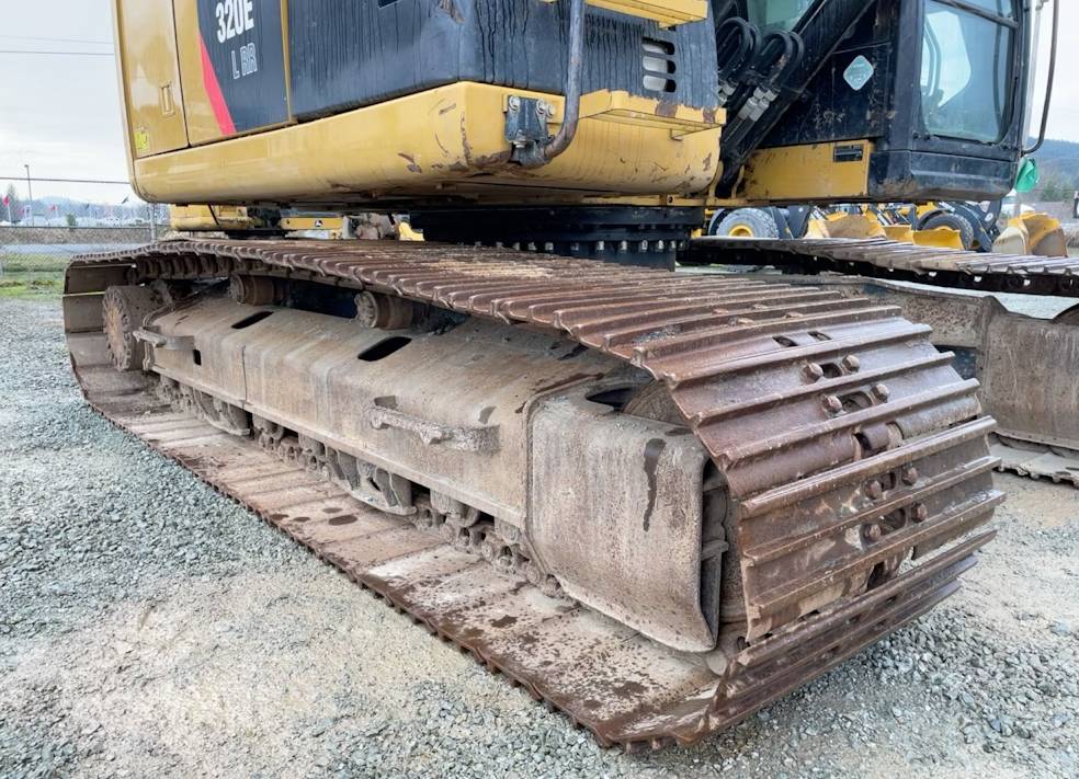 
								2014 Caterpillar 320ELRR Excavator Trackhoe Aux Hyd Thumb QC CAT Bucket full									