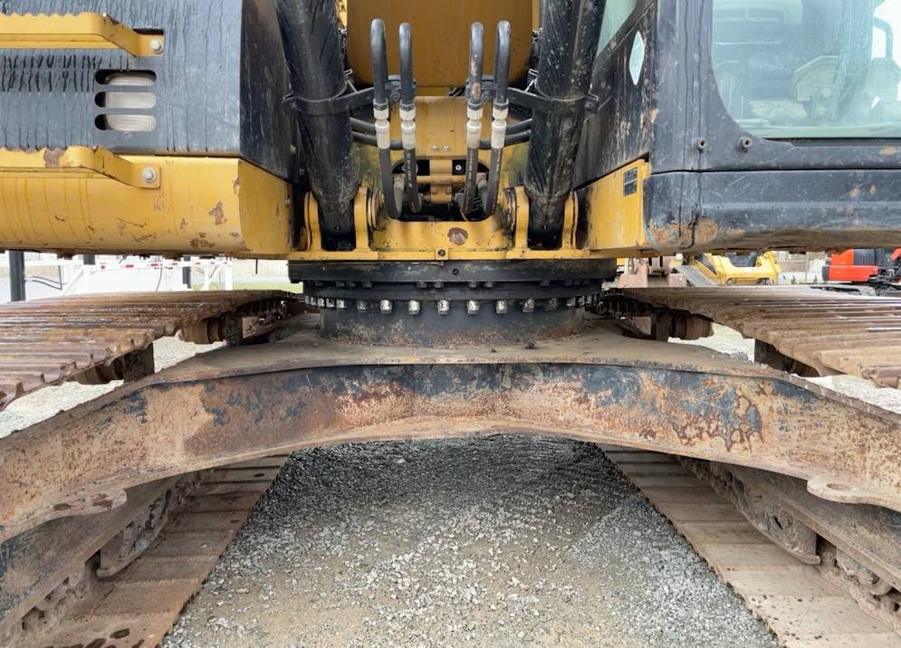 
								2014 Caterpillar 320ELRR Excavator Trackhoe Aux Hyd Thumb QC CAT Bucket full									