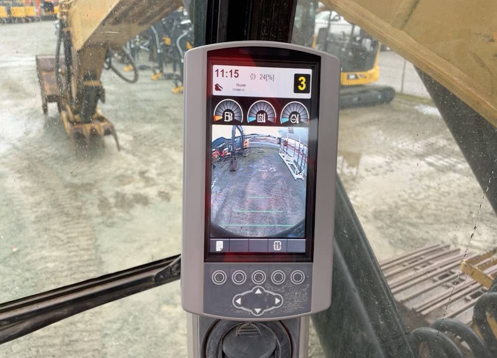 
								2014 Caterpillar 320ELRR Excavator Trackhoe Aux Hyd Thumb QC CAT Bucket full									