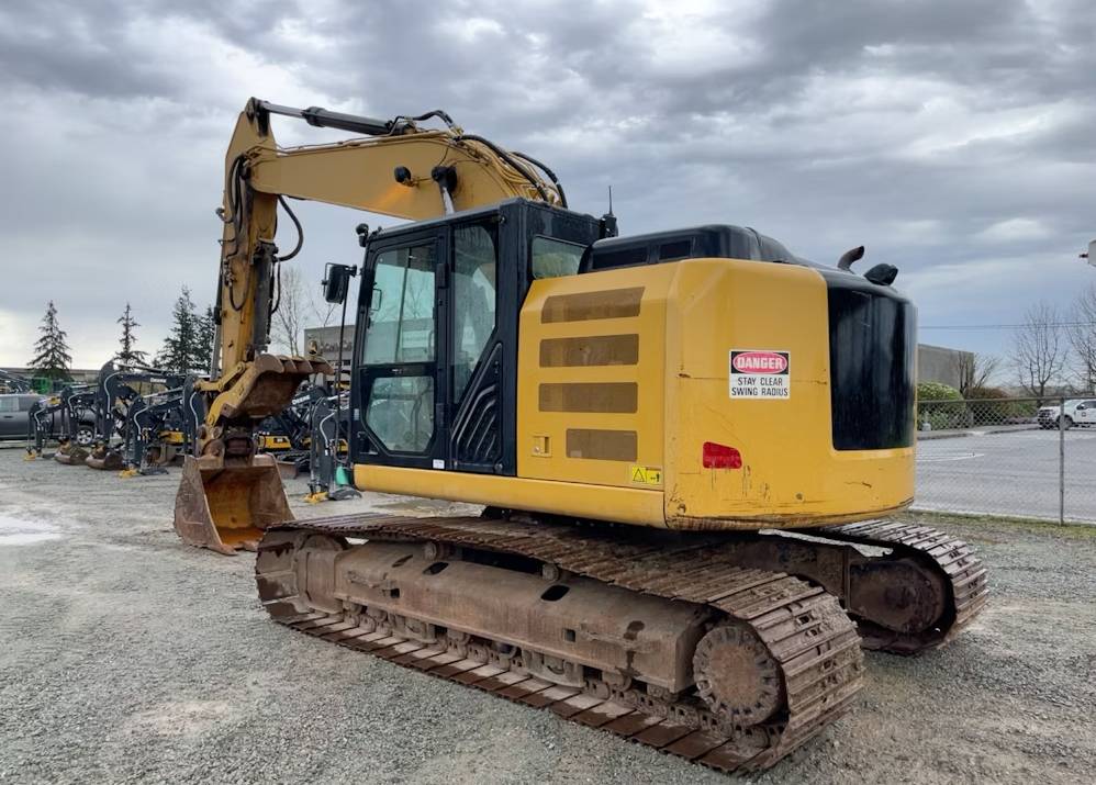 
								2014 Caterpillar 320ELRR Excavator Trackhoe Aux Hyd Thumb QC CAT Bucket full									