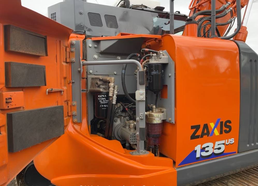 
								2018 Hitachi ZX135US-6N Excavator Trackhoe Dozer full									