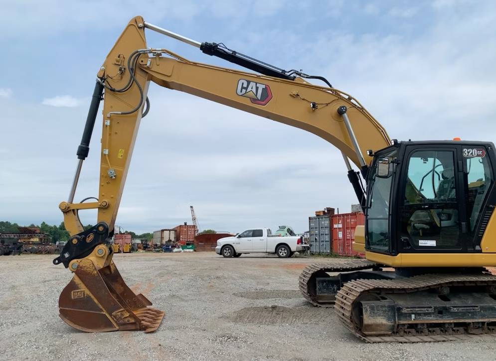 
								2023 Caterpillar 320GC Excavator Crawler Trackhoe A/C Aux Hyd Q/C full									