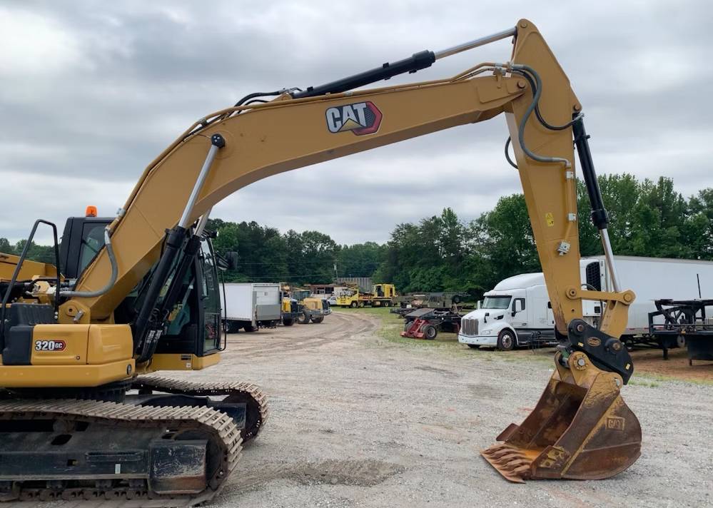
								2023 Caterpillar 320GC Excavator Crawler Trackhoe A/C Aux Hyd Q/C full									