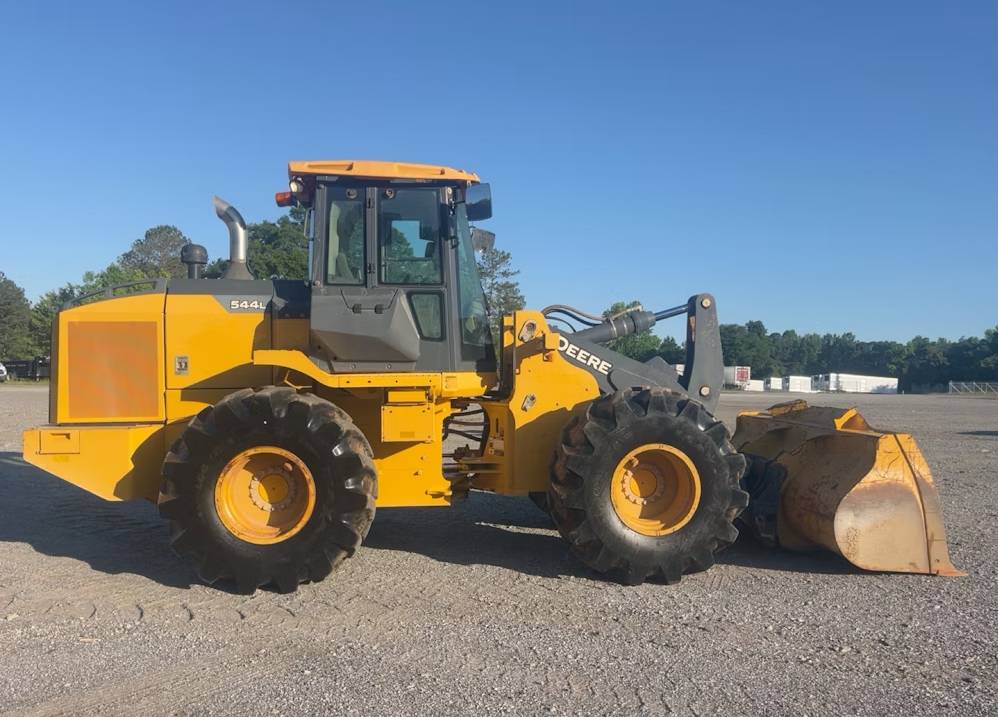 
								2019 John Deere 544L Articulating Wheel Loader Tractor Cab Forks full									