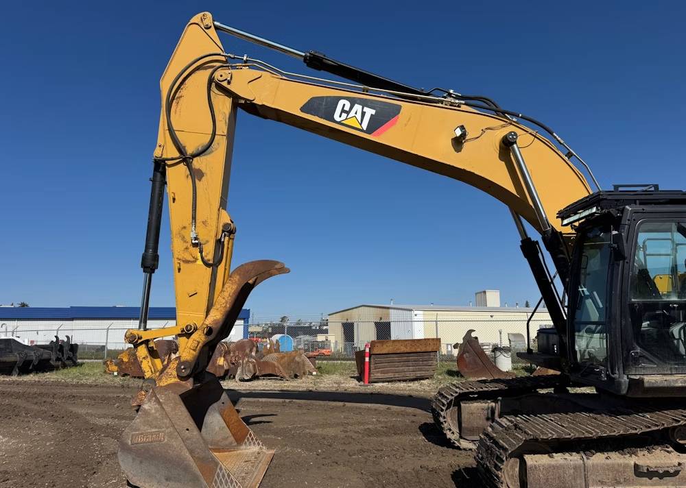 
								2014 Caterpillar 329EL Hydraulic Excavator Tractor Aux Hyd Thumb Bucket full									