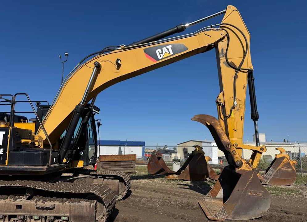 
								2014 Caterpillar 329EL Hydraulic Excavator Tractor Aux Hyd Thumb Bucket full									