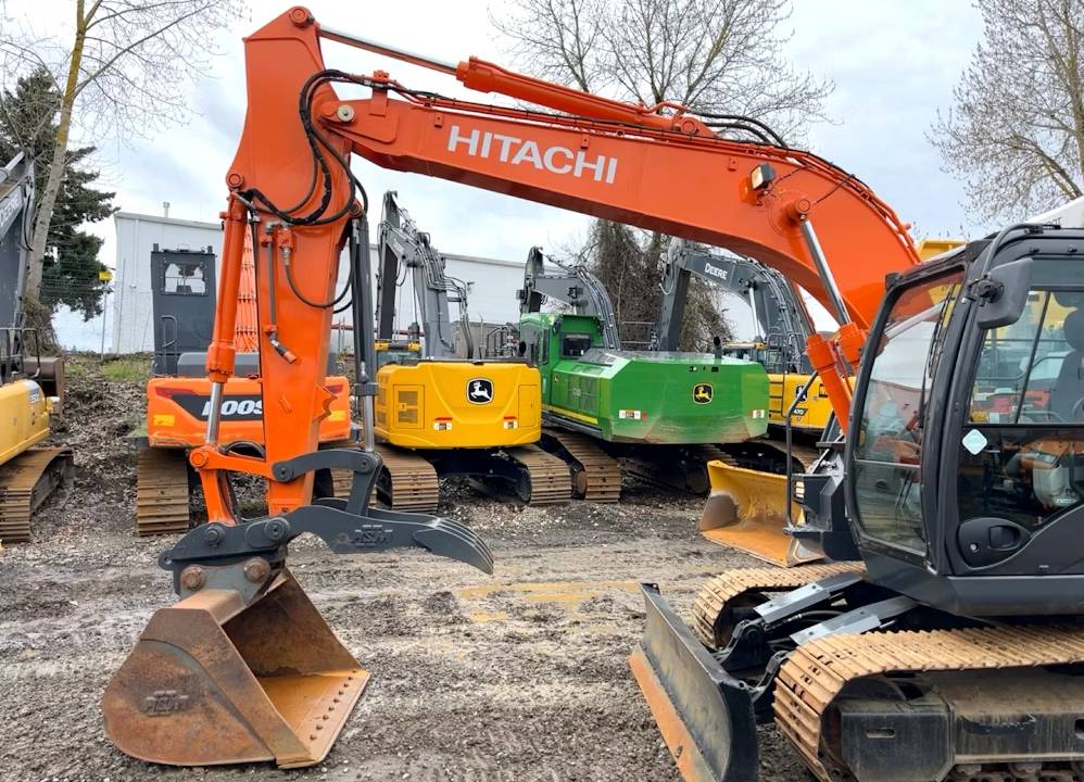 
								2018 Hitachi ZX135US-6N Excavator Trackhoe Dozer full									