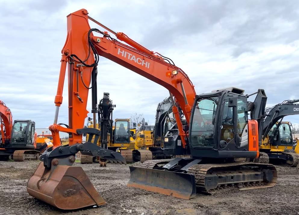 
								2018 Hitachi ZX135US-6N Excavator Trackhoe Dozer full									