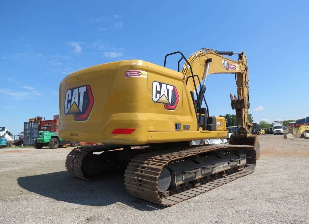 
								2021 Caterpillar 320GC Excavator Trackhoe Cab AC Thumb Aux CAT Bucket full									