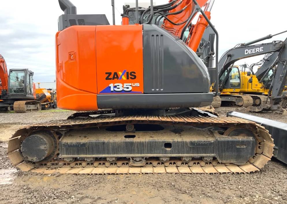 
								2018 Hitachi ZX135US-6N Excavator Trackhoe Dozer full									