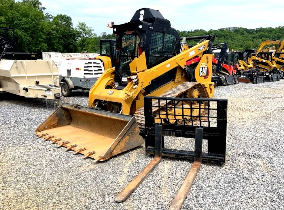 
								2021 Caterpillar 299D3XE Skid Steer Steel full									