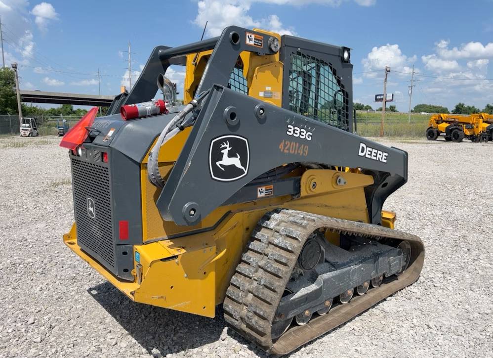 
								2022 John Deere 333G Skid Steer Track Loader AC Cab Crawler Aux Hyd full									