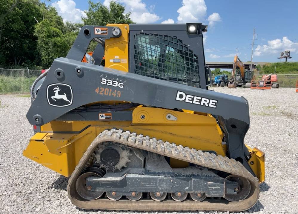 
								2022 John Deere 333G Skid Steer Track Loader AC Cab Crawler Aux Hyd full									